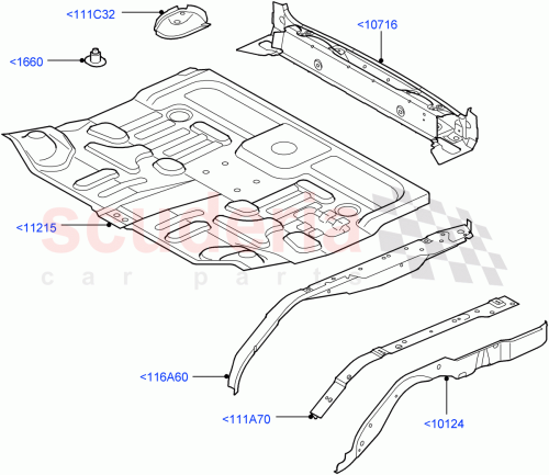 Part Diagram for Land Rover AFR780050