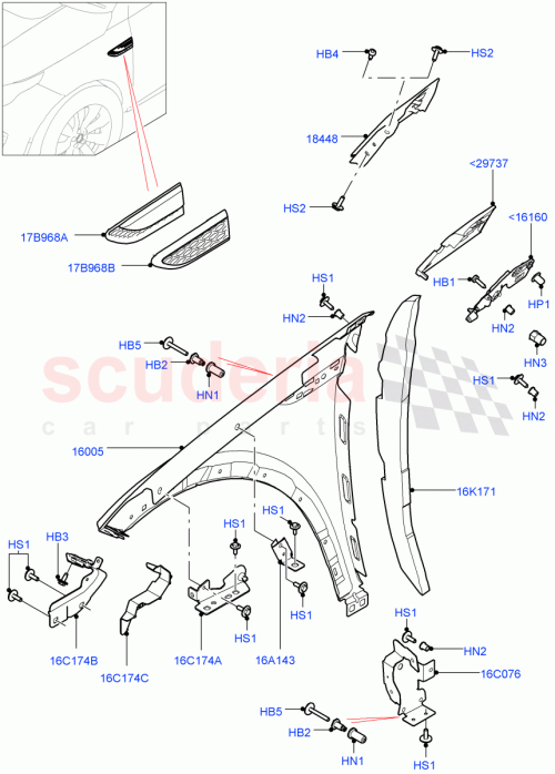 Part Diagram for Land Rover LR058611