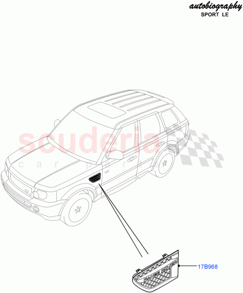 Part Diagram for Land Rover LR032405