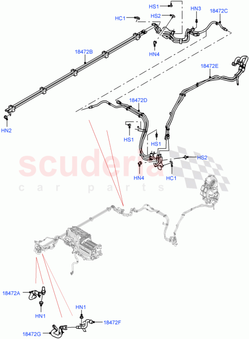 Part Diagram for Land Rover LR153542
