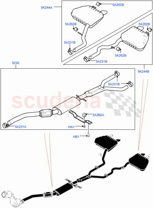 Part Diagram for Land Rover LR092842