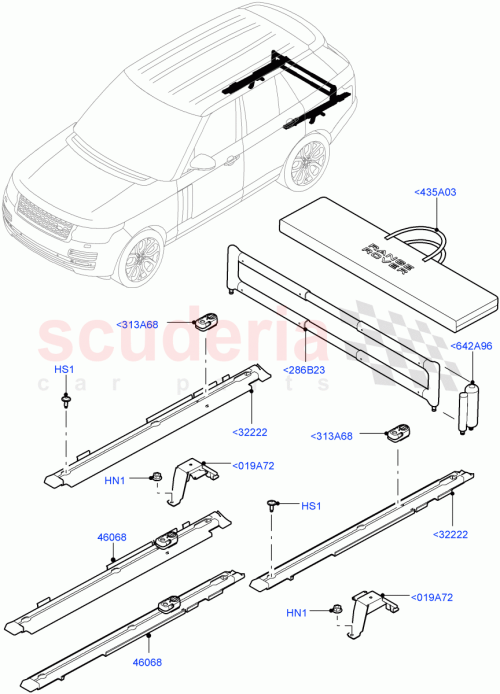 Part Diagram for Land Rover LR041623