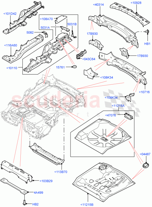 Part Diagram for Land Rover LR072891