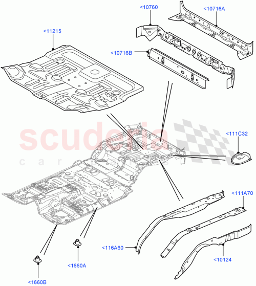 Part Diagram for Land Rover AQA780050