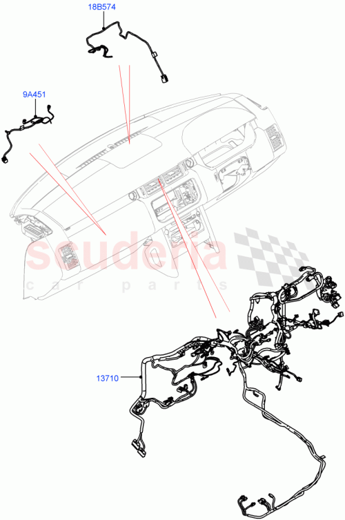 Part Diagram for Land Rover LR105651