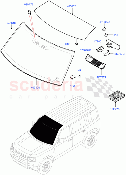 Part Diagram for Land Rover LR137295