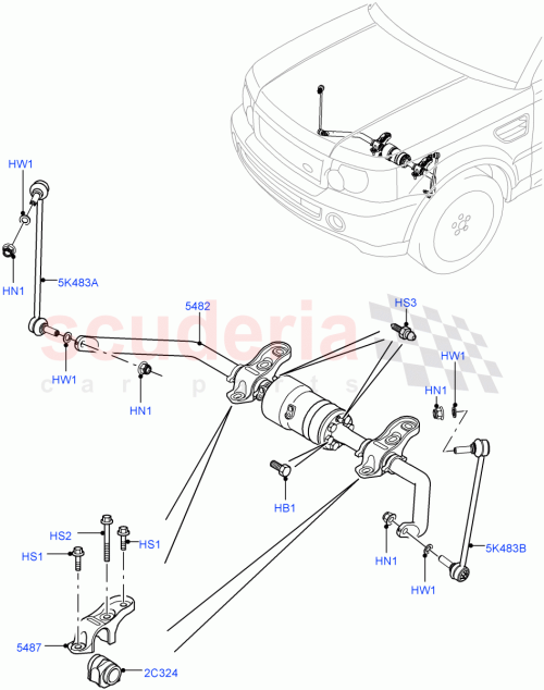 Part Diagram for Land Rover LR019932