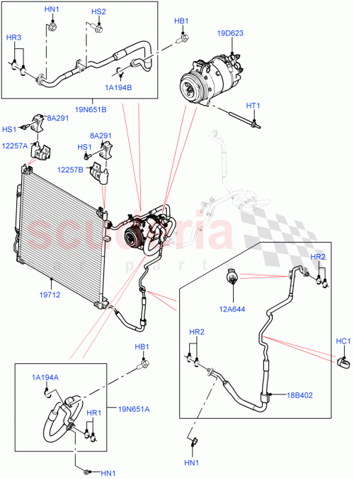 Part Diagram for Land Rover LR141982