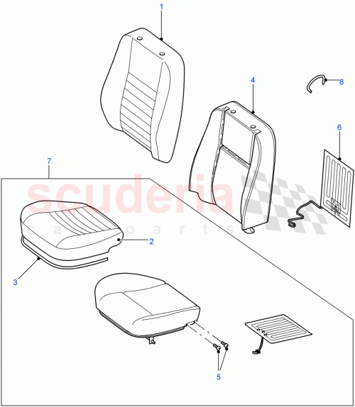 Part Diagram for Land Rover HCA500780PUY