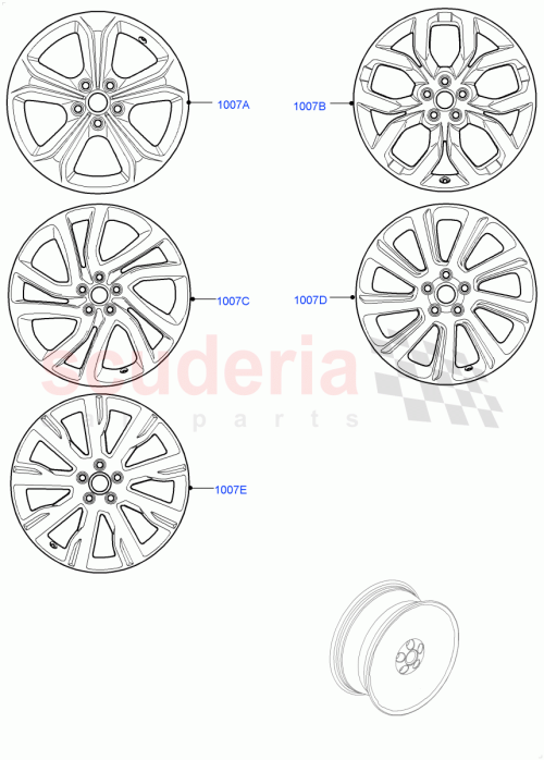 Part Diagram for Land Rover LR079357