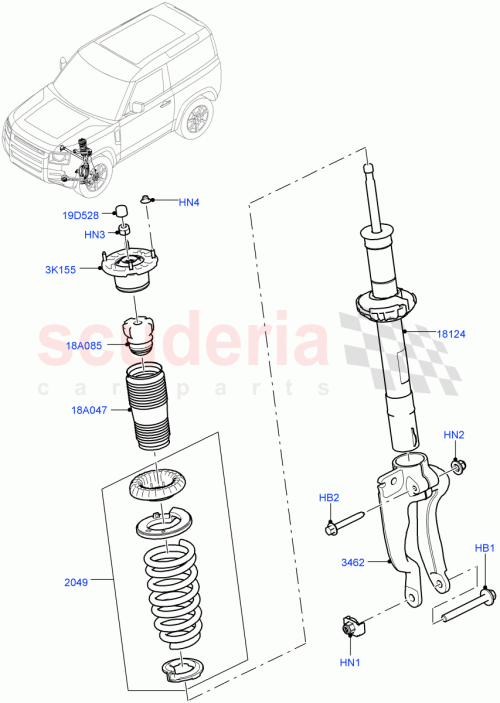 Part Diagram for Land Rover LR159034