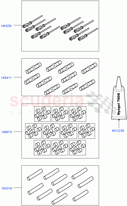 Part Diagram for Land Rover 418876