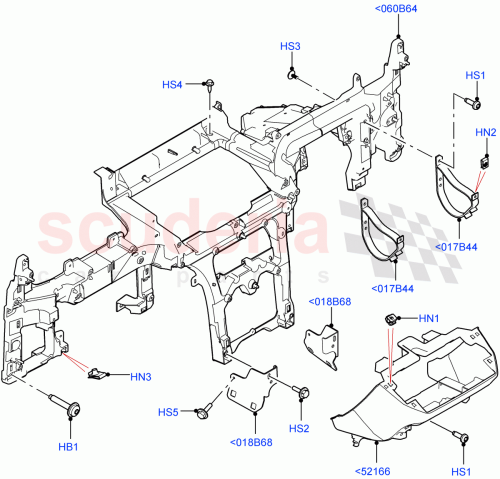 Part Diagram for Land Rover LR132176