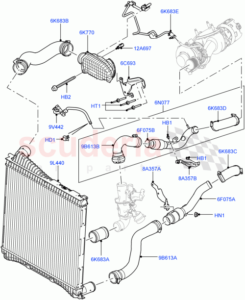 Part Diagram for Land Rover LR014234