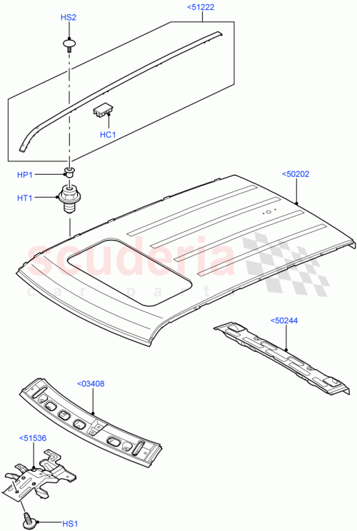 Part Diagram for Land Rover AKB790020