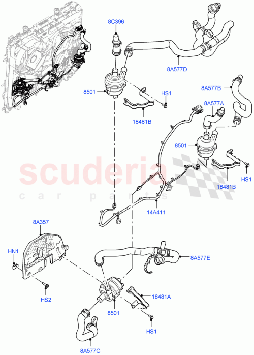 Part Diagram for Land Rover LR088362