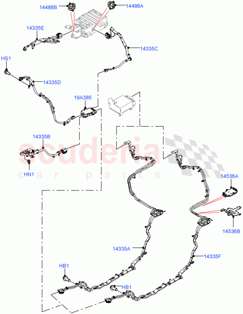 Part Diagram for Land Rover LR122589