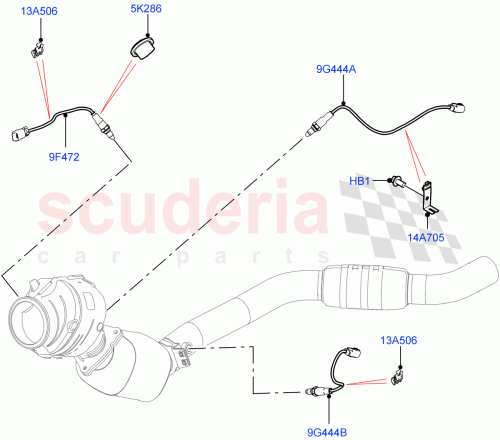 Part Diagram for Land Rover LR122058