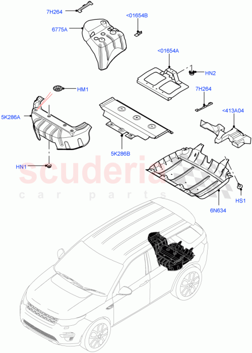 Part Diagram for Land Rover LR166058