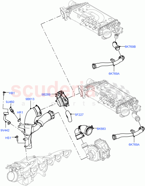 Part Diagram for Land Rover LR121780