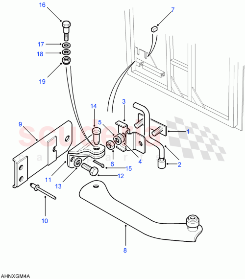 Part Diagram for Land Rover LR016708
