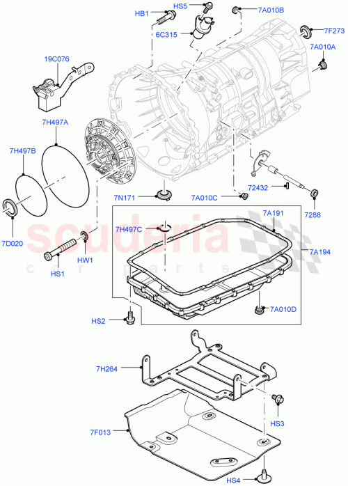 Part Diagram for Land Rover LR007474