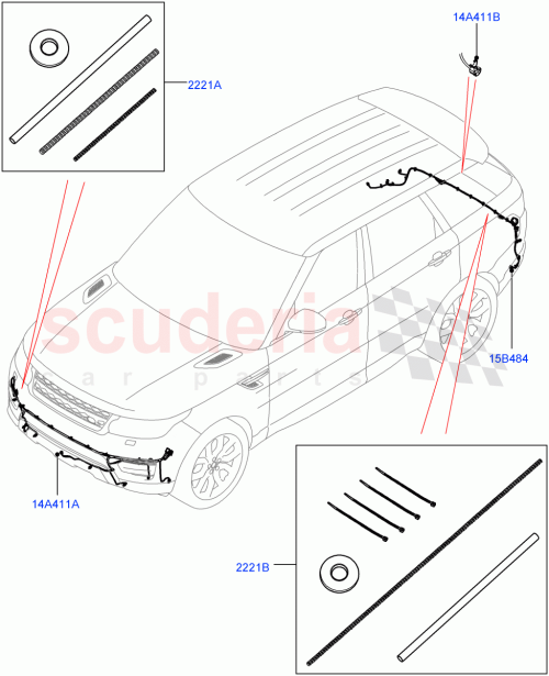 Part Diagram for Land Rover LR133301