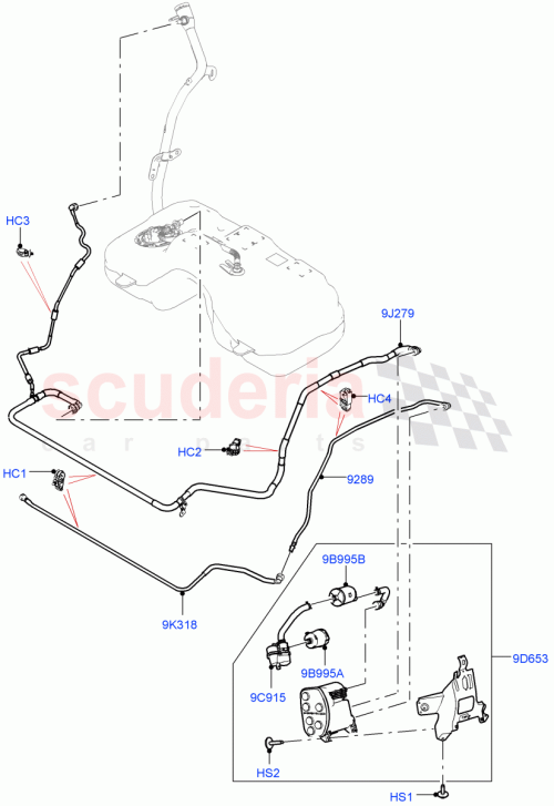Part Diagram for Land Rover LR126509