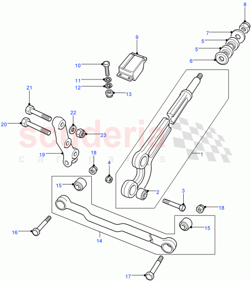 Part Diagram for Land Rover RBX101340