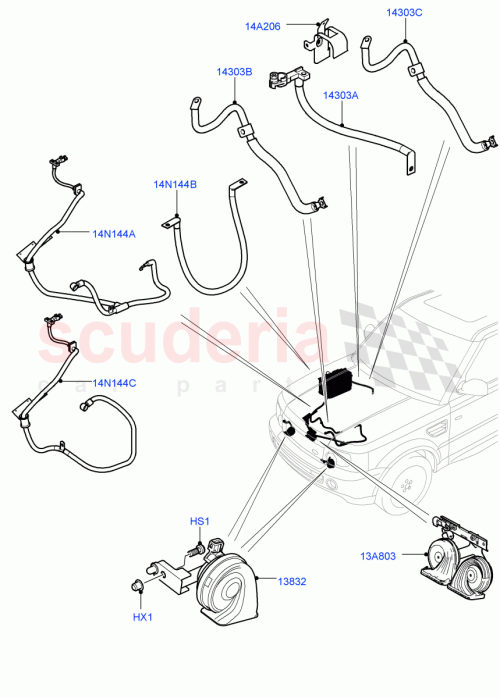 Part Diagram for Land Rover LR014560
