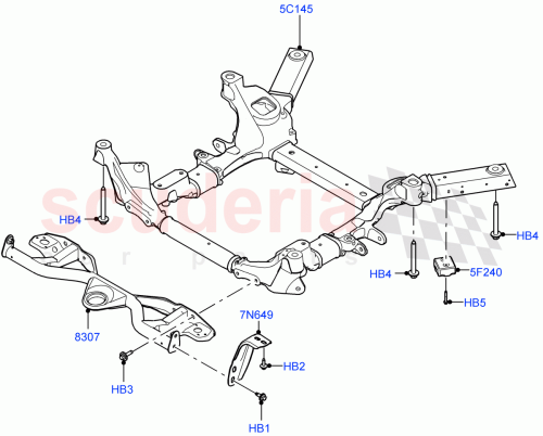Part Diagram for Land Rover LR167463