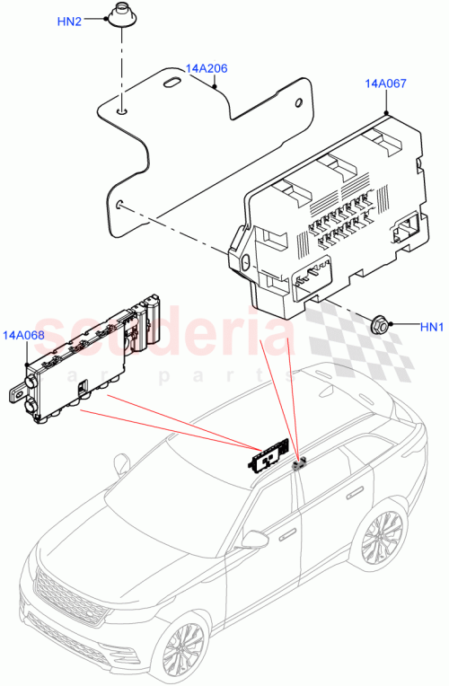Part Diagram for Land Rover LR092006