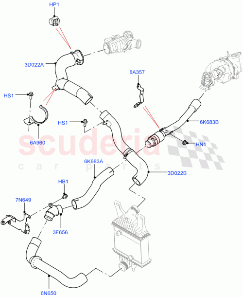 Part Diagram for Land Rover LR077735