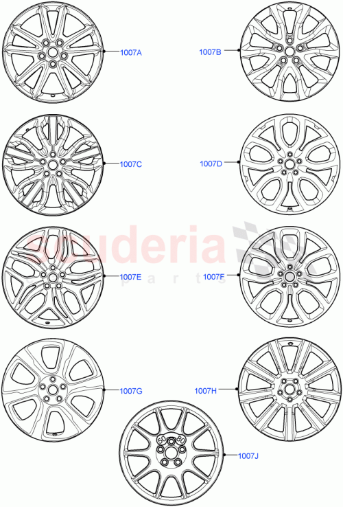 Part Diagram for Land Rover LR060549
