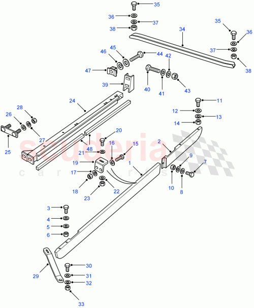 Part Diagram for Land Rover MTC8292