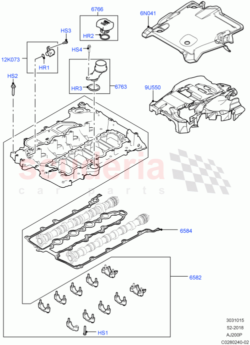 Part Diagram for Land Rover LR091797