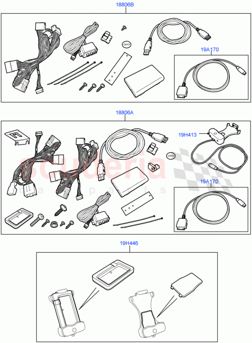 Part Diagram for Land Rover LR006792