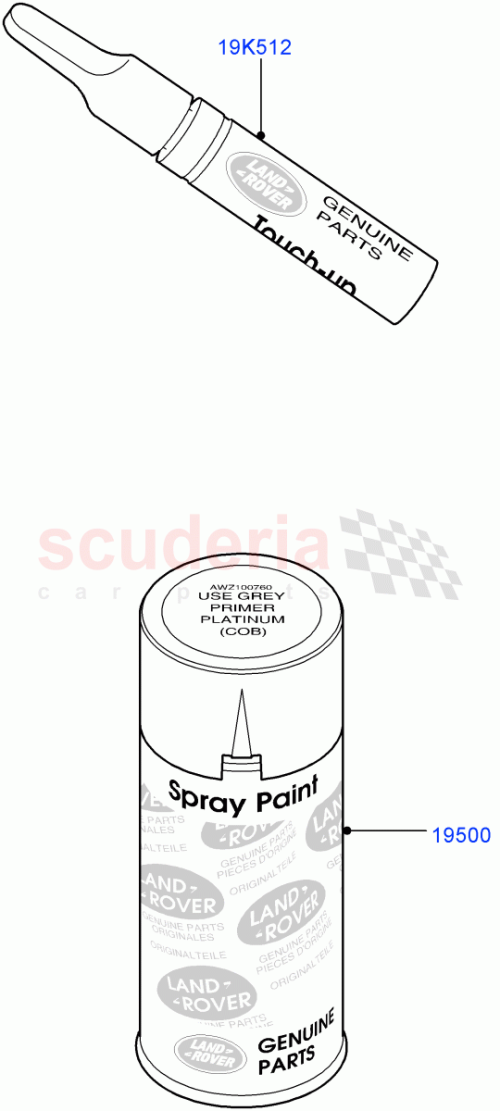 Part Diagram for Land Rover VEP501730MBK