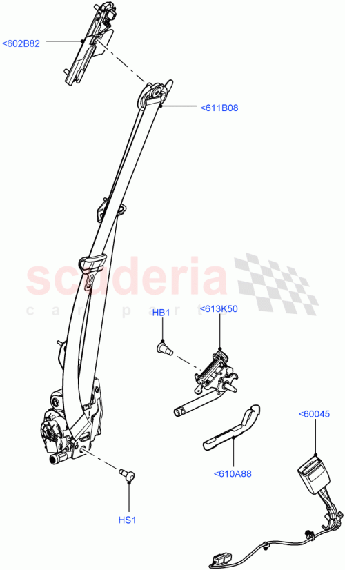 Part Diagram for Land Rover LR104636