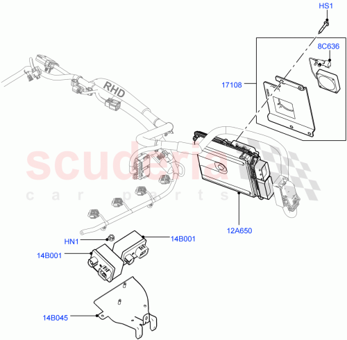 Part Diagram for Land Rover LR052034