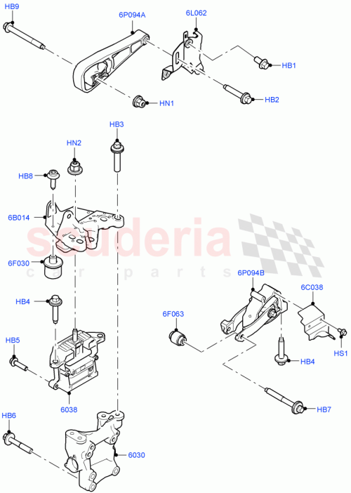 Part Diagram for Land Rover LR114069