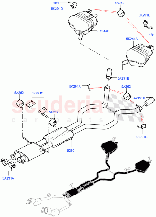 Part Diagram for Land Rover LR088303