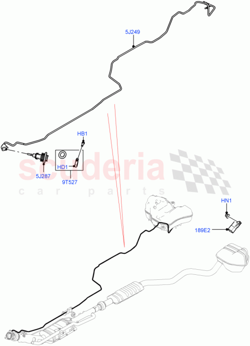 Part Diagram for Land Rover LR126231