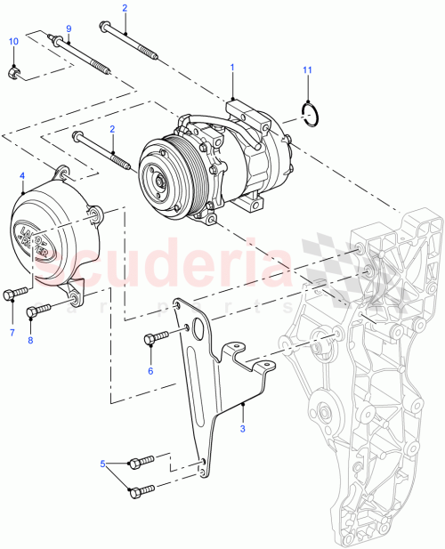 Part Diagram for Land Rover LR031453