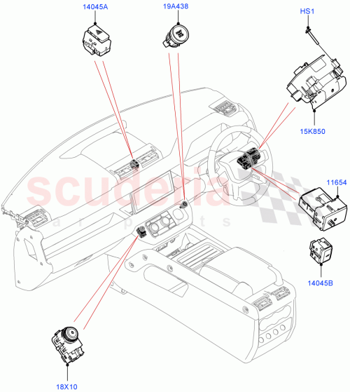Part Diagram for Land Rover LR130632