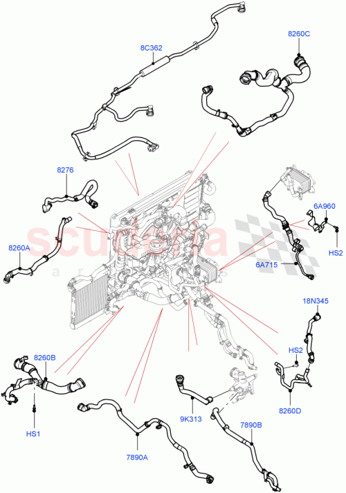Part Diagram for Land Rover LR140871