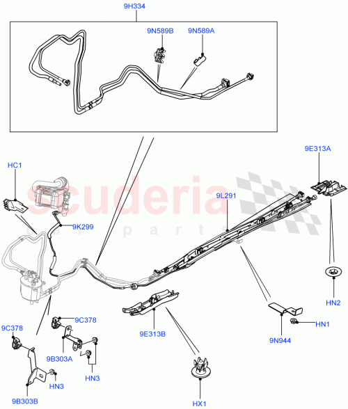 Part Diagram for Land Rover LR023085