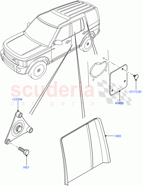 Part Diagram for Land Rover LR048456