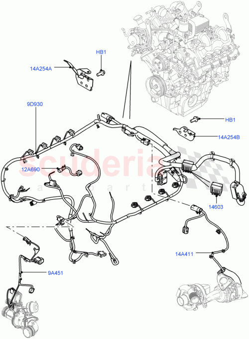 Part Diagram for Land Rover LR044101