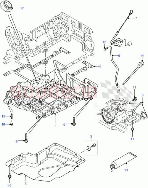 Part Diagram for Land Rover LR004409